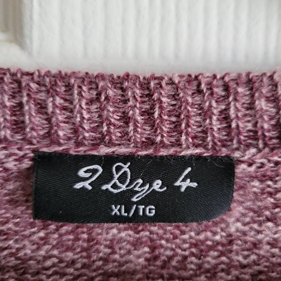 Two Tone Pink Sweater - Picture 5 of 6